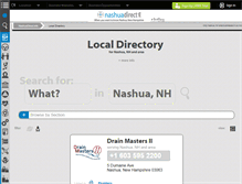 Tablet Screenshot of directory.nashuadirect.info